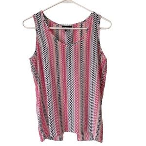 Metaphor Pink and Black Tank